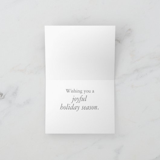 Winter Scene met Kaart voor Kerstmis in huis (Binnen)