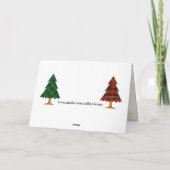 Winter Scene met ster, nieuwe Haven Card Kaart (Achterkant)