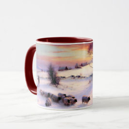 Winter Scene. Mok voor fijne kerstcadeautjes