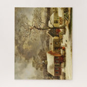 Winter Scene, New Haven, Connecticut Legpuzzel (Verticaal)