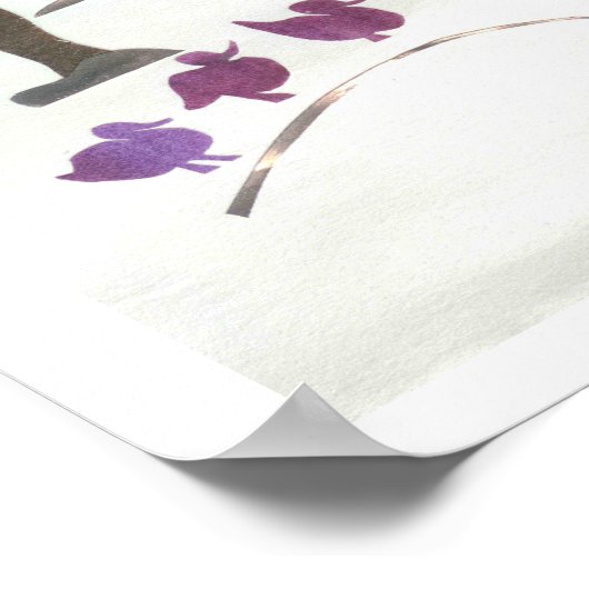 Winter Scene of Make Way for Ducklings Poster (Hoek)