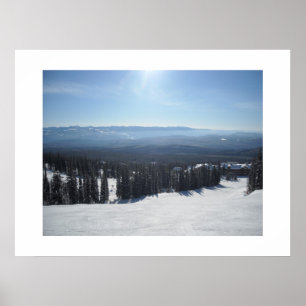Winter Scene op Big White Poster