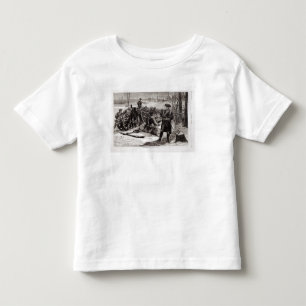 Winter Scene op het continentale landingsterrein Kinder Shirts