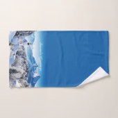 Winter scène op maat handdoek (Handdoek)
