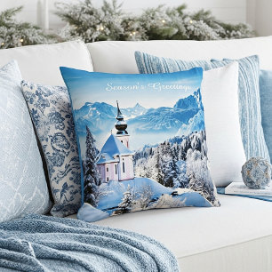 Winter scène op maat  kussen