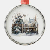Winter Scene Ornament (Voorkant)