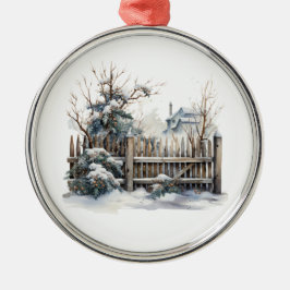 Winter Scene Ornament