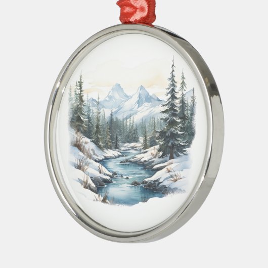 Winter Scene Ornament (Links)