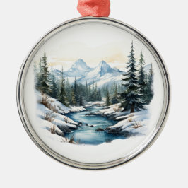 Winter Scene Ornament