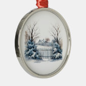 Winter Scene Ornament (Rechts)