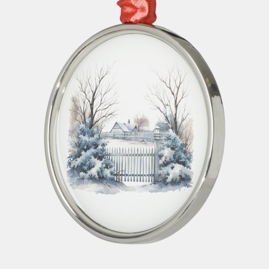 Winter Scene Ornament (Links)