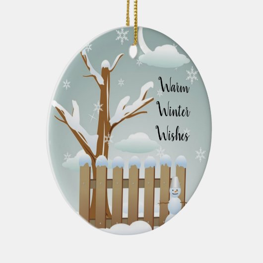 Winter Scene Ornament (Rechts)