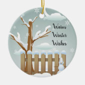 Winter Scene Ornament (Voorkant)