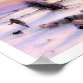 Winter Scene Painting door Joseph Farquharson Poster (Hoek)