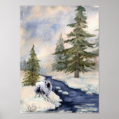 Winter Scene Print (Voorkant)