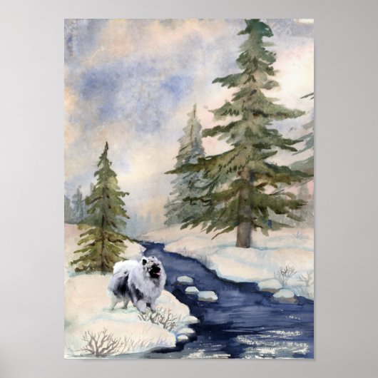 Winter Scene Print (Voorkant)