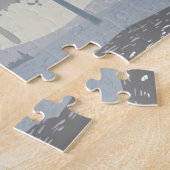 Winter Scene Puzzle Legpuzzel (Zijkant)