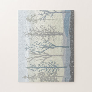 Winter Scene Puzzle Legpuzzel