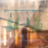 Winter Scene Raamsticker (Vel 2)