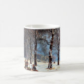  Winter Scene Schilderen Kerstcadeau Koffiemok (Center)
