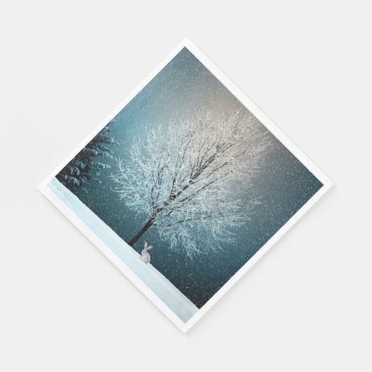 Winter Scene Servet (Hoek)