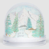 Winter Scene Sneeuwbol (Voorkant)