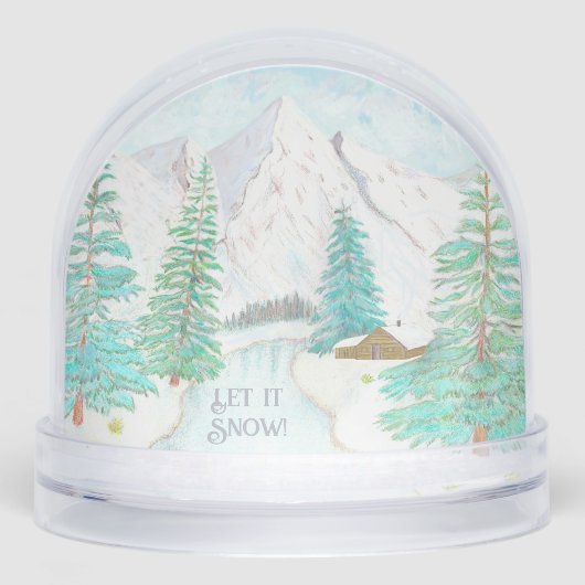 Winter Scene Sneeuwbol (Voorkant)