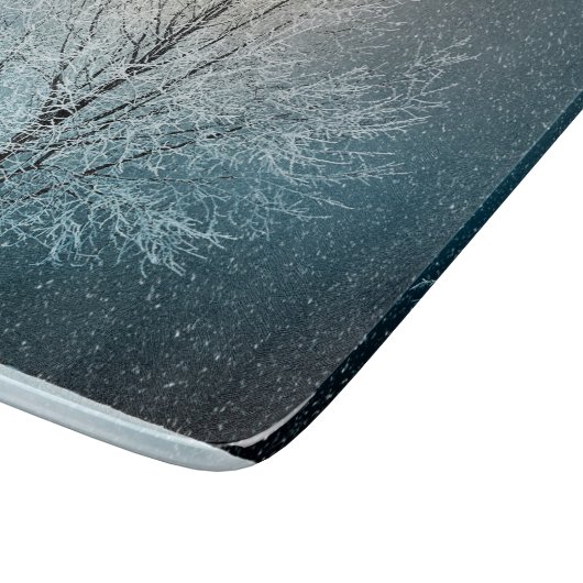 Winter Scene Snijplank (Hoek)