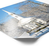 Winter Scene Sterling,Ma Foto Afdruk (Hoek)