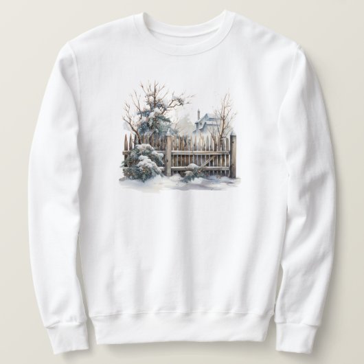 Winter Scene Sweatshirt (Design voorkant)