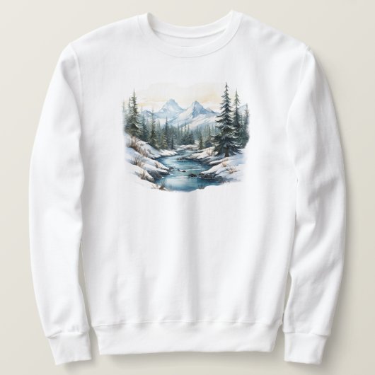 Winter Scene Sweatshirt (Design voorkant)