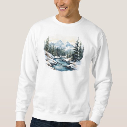 Winter Scene Sweatshirt (Voorkant)