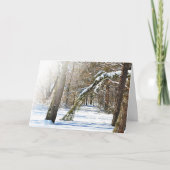 Winter Scene Sympathcard Kaart (Voorkant)