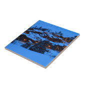 Winter Scene Tegeltje (Zijkant)