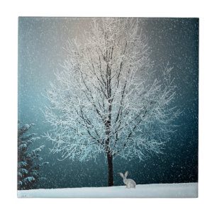 Winter Scene Tegeltje