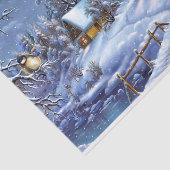 Winter Scene Tissuepapier (Detail)