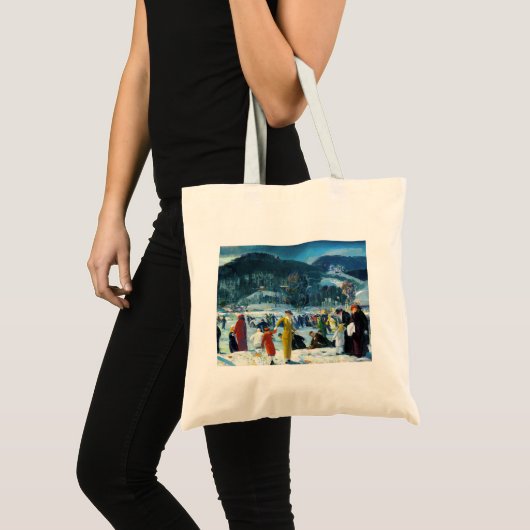 Winter Scene Tote Bag (Voorkant (product))
