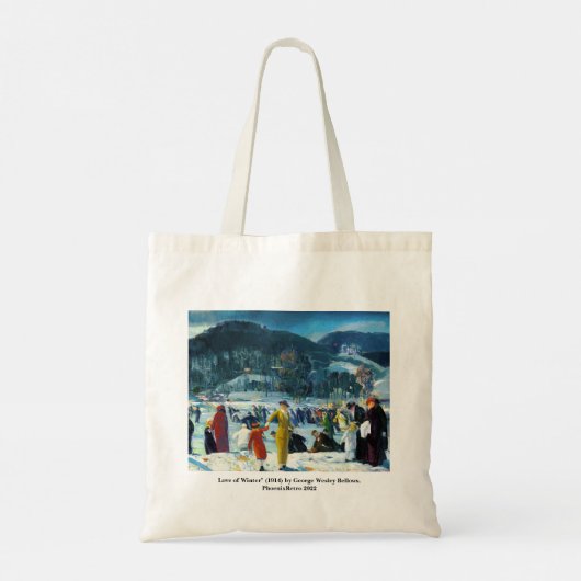 Winter Scene Tote Bag (Achterkant)