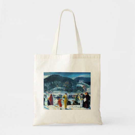 Winter Scene Tote Bag (Voorkant)