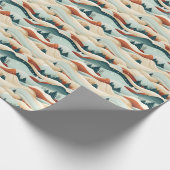  Winter Scene Trees Mountains Snow  Cadeaupapier (Hoek)