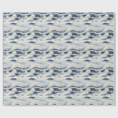  Winter Scene Trees Mountains Snow  Cadeaupapier (Vlak)