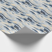  Winter Scene Trees Mountains Snow  Cadeaupapier (Hoek)