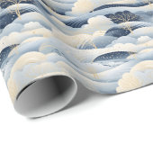  Winter Scene Trees Mountains Snow  Cadeaupapier (Rol Hoek)