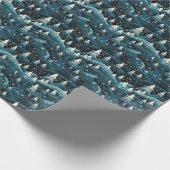  Winter Scene Trees Mountains Snow  Cadeaupapier (Hoek)