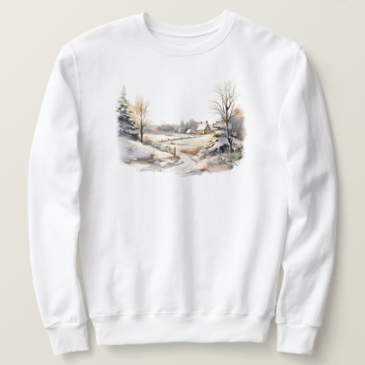 Winter Scene-trui Trui (Design voorkant)