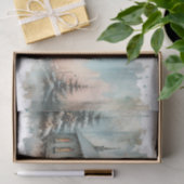 Winter Scene-weefselpapier Tissuepapier (Geschenk)