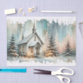 Winter Scene-weefselpapier Tissuepapier (Craft)