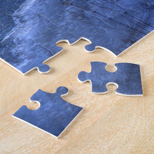 Winter Scene Wisconsin. Legpuzzel (Zijkant)