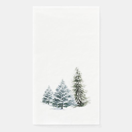 WINTER SCENERY Guest Towels Servet (Voorkant)