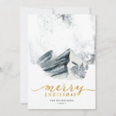 Winter Scenery | In het diepe bos Feestdagenkaart (Voorkant)